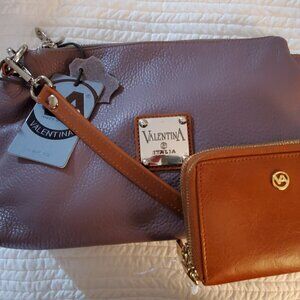 NWT Valentina Crossbody/Shoulder Bag + Wallet